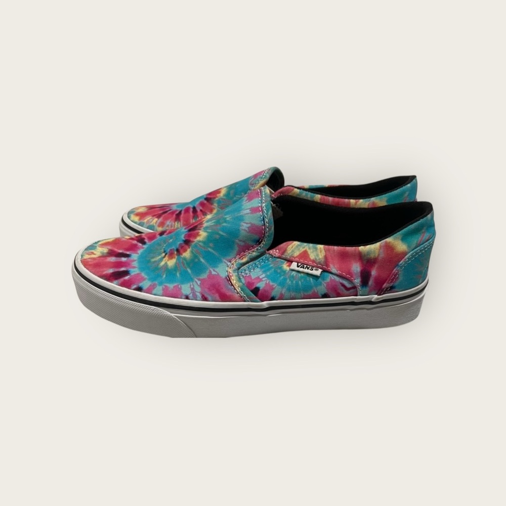 Vans Women's Sneakers with White and Brown Soles